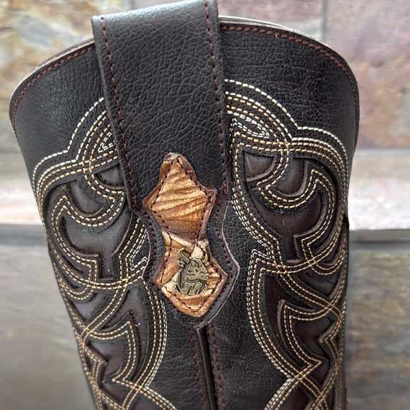 Square Toe Cowboy Boots size 8.5 **"runs big** - Picture 12 of 13